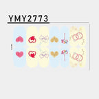 Pink Self-Adhesive Nail Sticker Strips – Foil Nail Art Set