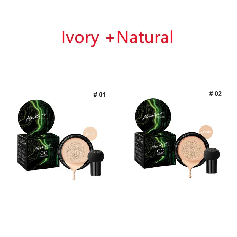 Mushroom Head Air Cushion CC Cream – Foundation, Concealer & Oil-Control Makeup
