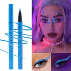 8-Color UV Glow Neon Liquid Eyeliner Set – Matte, Waterproof & Smudge-Proof High-Pigment Eye Makeup Pens