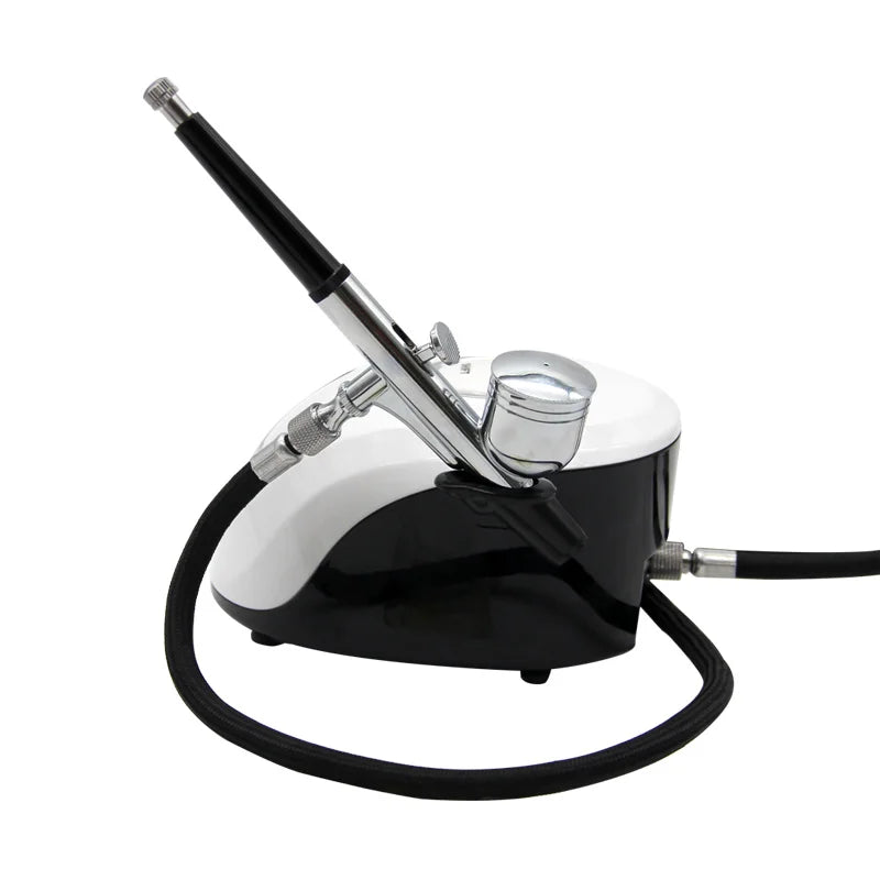 Portable Nano Mist Airbrush Kit – Oxygen Facial Spray & Makeup Compressor for Skincare, Tattoos, Nails & Cake Decorating