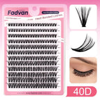 DIY Cluster Lashes Bundle – 30D/40D Soft Mink Individual Lashes