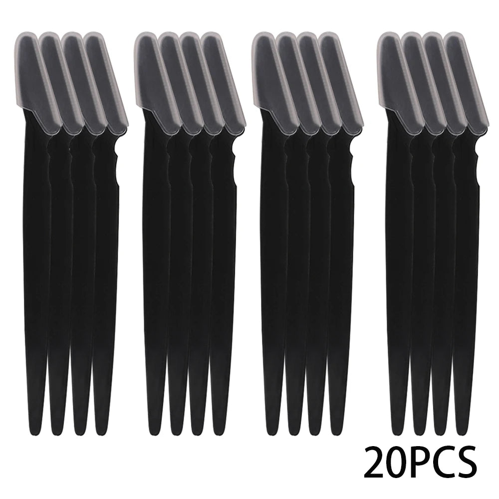 Eyebrow Razor Set – Multipurpose Face Razors for Women & Men, Dermaplaning Tool with Easy-to-Use Shaver Blades