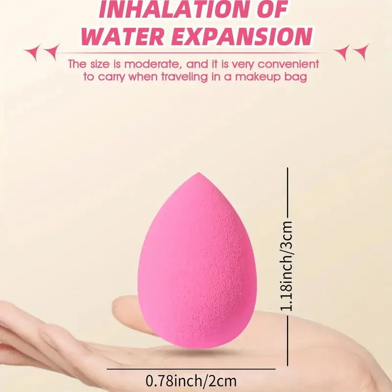 8-Piece Mini Makeup Sponge Puff Set for Concealer & Foundation – Soft Blending Sponges for Liquid Makeup