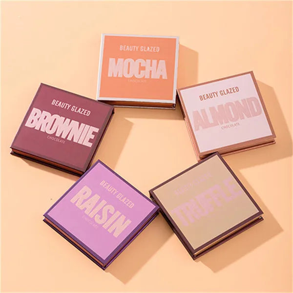 Beauty Glazed 9-Color Eyeshadow Palette – Matte & Shimmer, Long-Lasting Waterproof