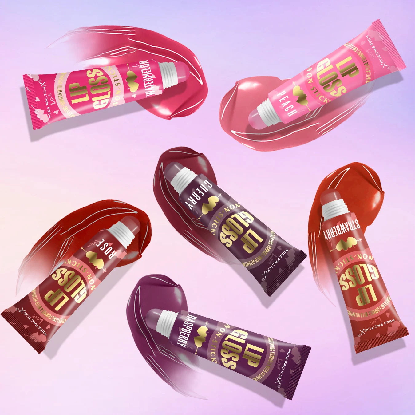 6-Piece Moisturizing Lip Oil Set – Long-Lasting Gloss, Travel-Friendly Gift