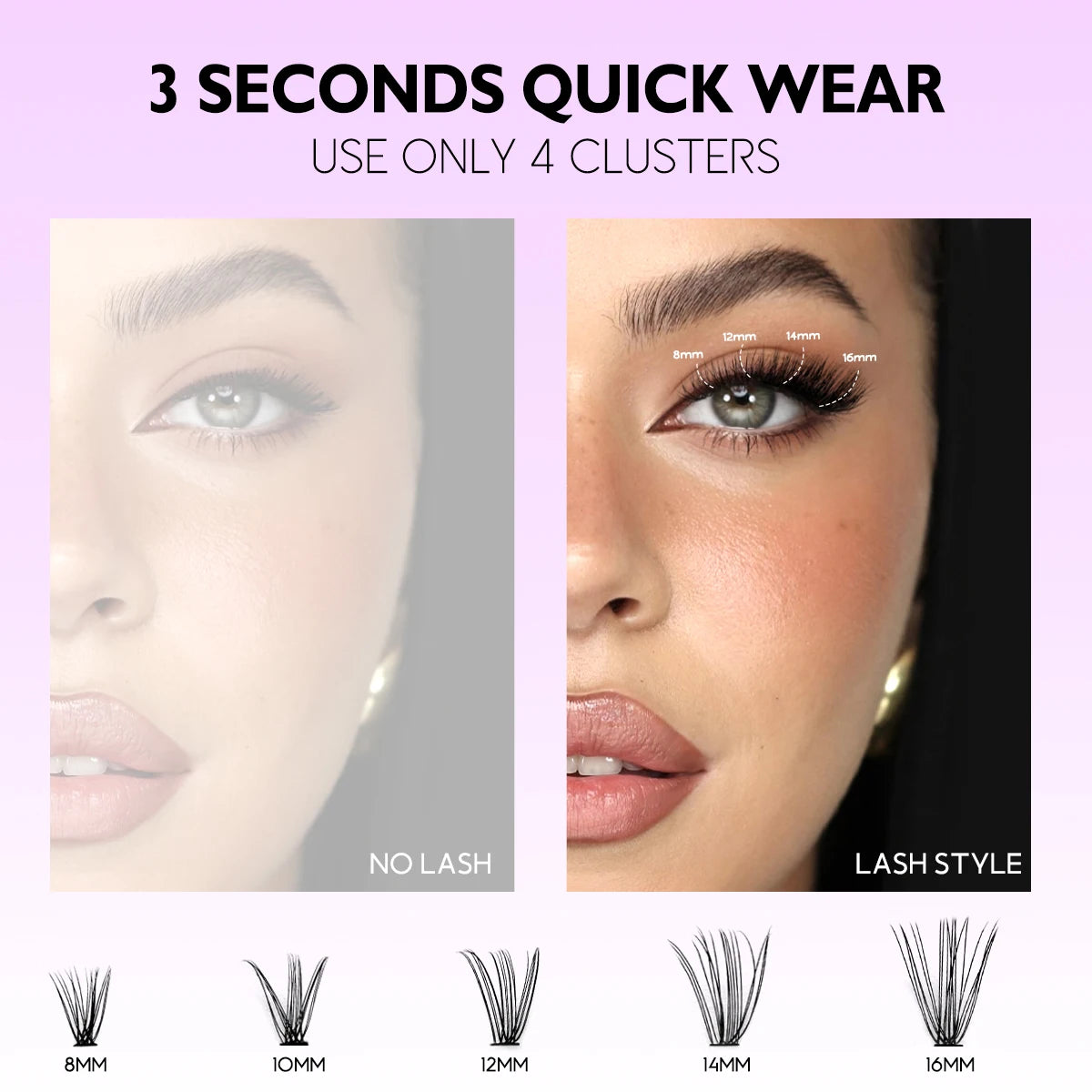 DIY Lash Clusters Kit with Bond, Seal & Remover