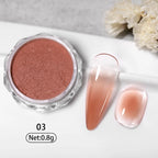 10g Gradient Pearl Nail Powder – Metallic Aurora Effect Glitter Dust for UV Gel Nail Art Decorations