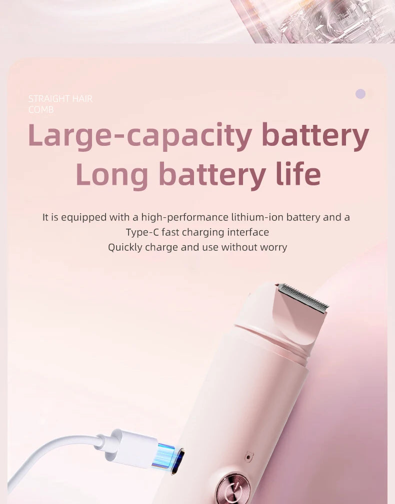 Double-Head Electric Epilator – Rechargeable Painless Hair Remover for Women