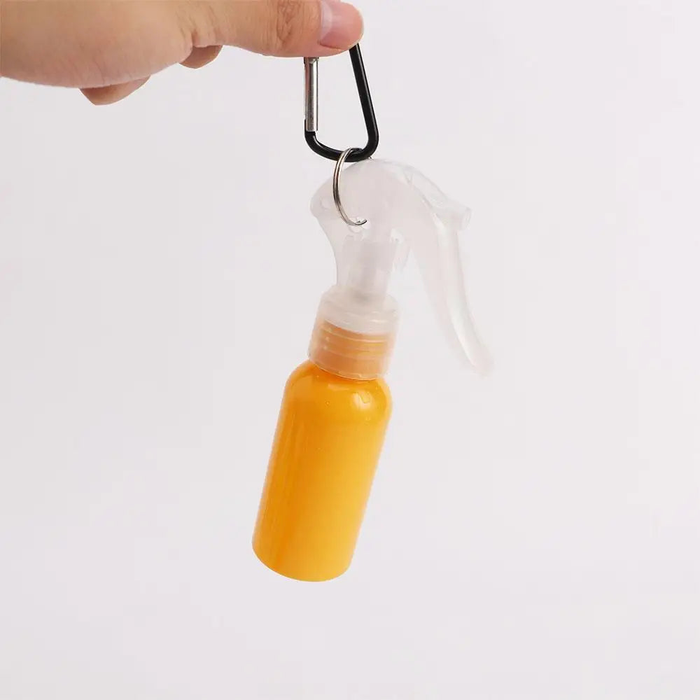 Mini Refillable Mist Spray Bottles with Keychain – Empty Travel Atomizers