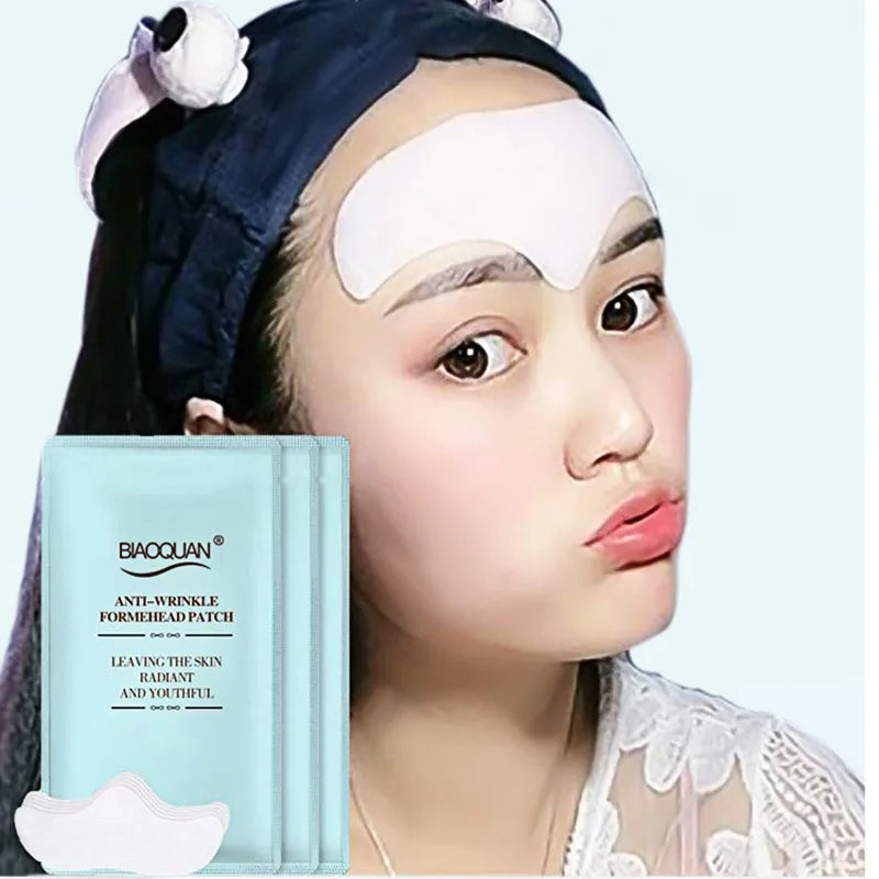 30pcs Anti-Wrinkle Forehead Patches – Firming Gel Stickers for Fine Lines & Anti-Aging Skin Care