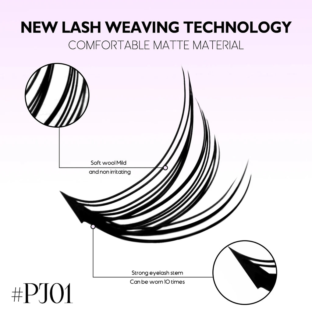 DIY Lash Clusters Kit with Bond, Seal & Remover