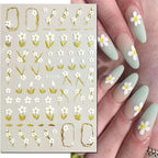 3D Floral & Butterfly Nail Art Stickers