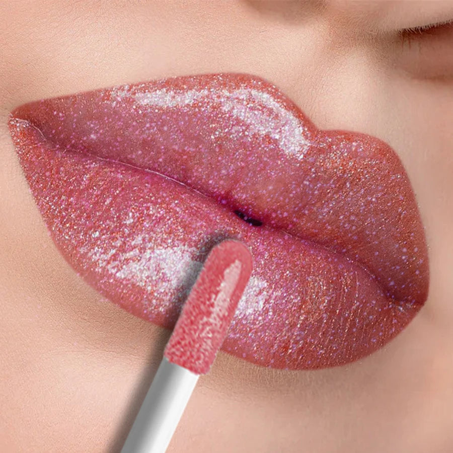 Shimmer Lip Gloss – Moisturizing, Long-Lasting, Plumping Effect
