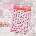 5D Anime Nail Stickers – Hello Kitty, Kuromi & Cinnamoroll