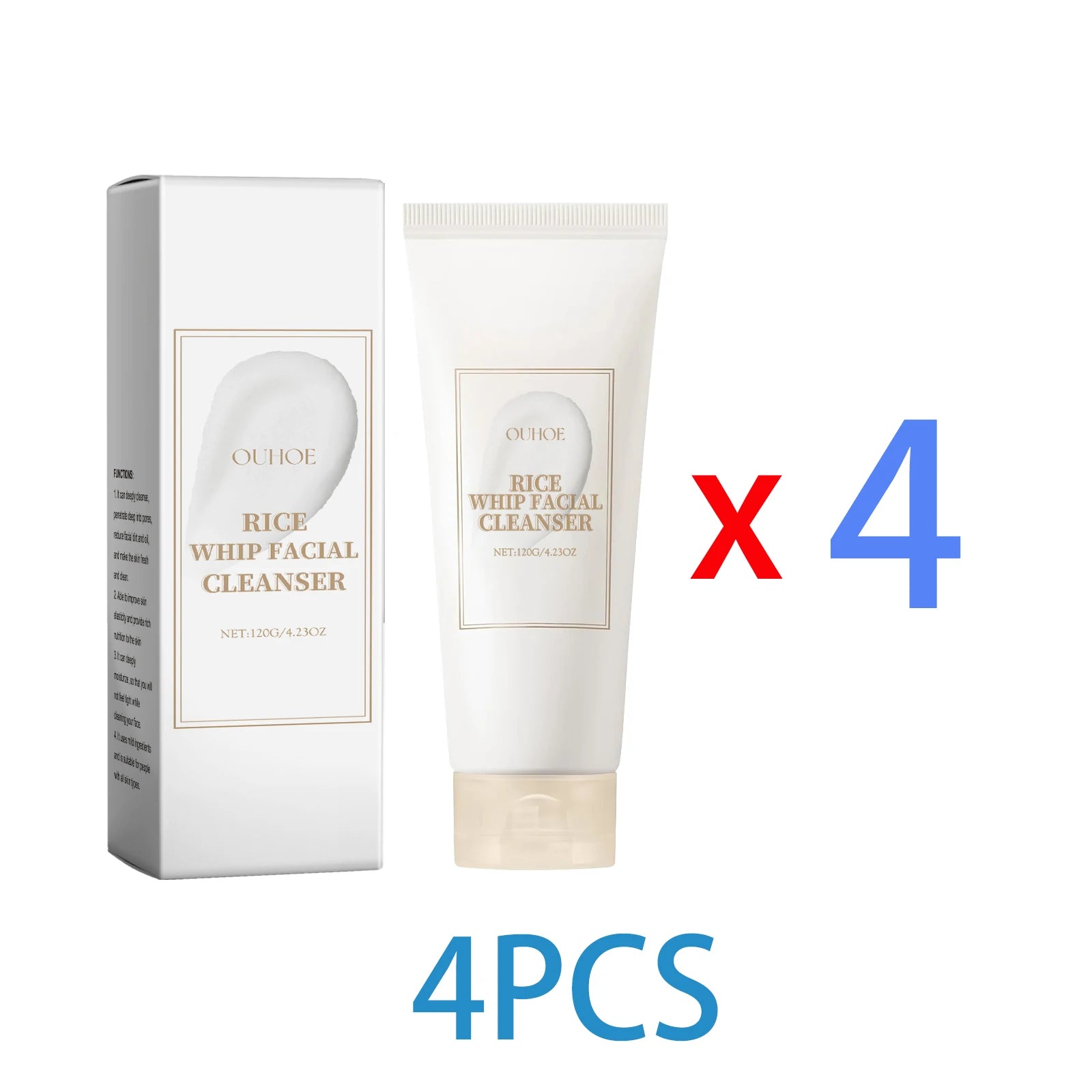Rice Milk Cleansing Foam 120g – Gentle Hydrating Facial Wash with Rice Extract