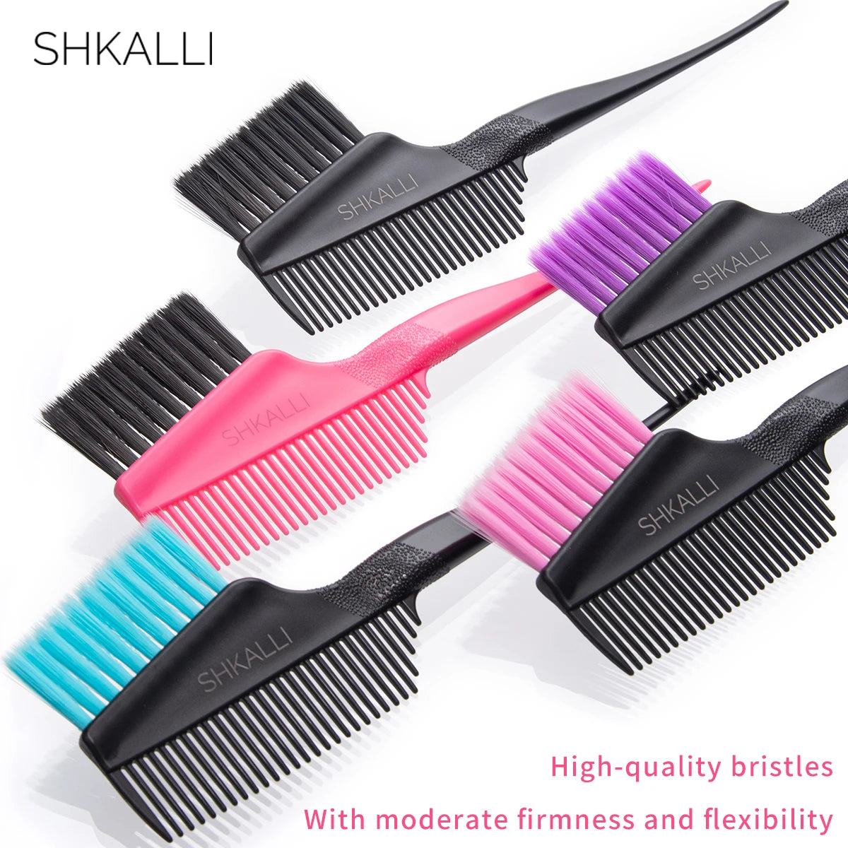 Professional Hair Color Comb & Brush – Ergonomic Hybrid Design for Bleaching, Highlights & Salon or Home Use