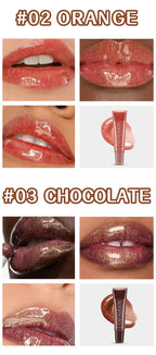 Pearl Mirror Liquid Lip Gloss – Glitter Shine, Moisturizing & Plumping Color