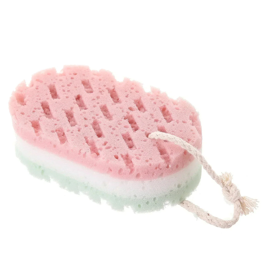 Soft Bath Sponge Body Scrub – Exfoliating Massage Brush & Skin Scrubber Shower Accessory