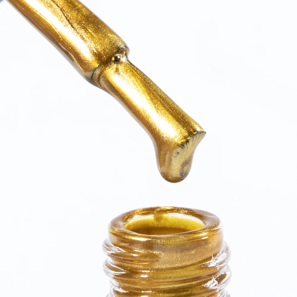 Gold Mirror Nail Polish – Quick Dry Metallic Lacquer