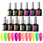 Neon Gel Nail Polish 7.5ml – UV/LED Soak Off Summer Colors