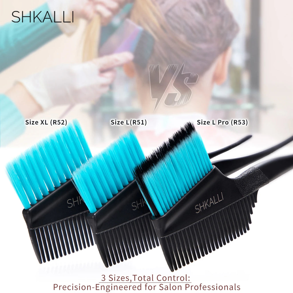 Professional Hair Color Comb & Brush – Ergonomic Hybrid Design for Bleaching, Highlights & Salon or Home Use