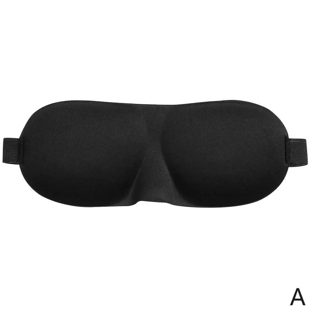 3D Sleep Mask – Soft Portable Eyeshade Eye Patch for Sleeping, Light Blocking Blindfold for Travel & Lazy Eye