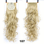 18" Curly Clip-In Ponytail Hair Extension – Heat-Resistant Synthetic