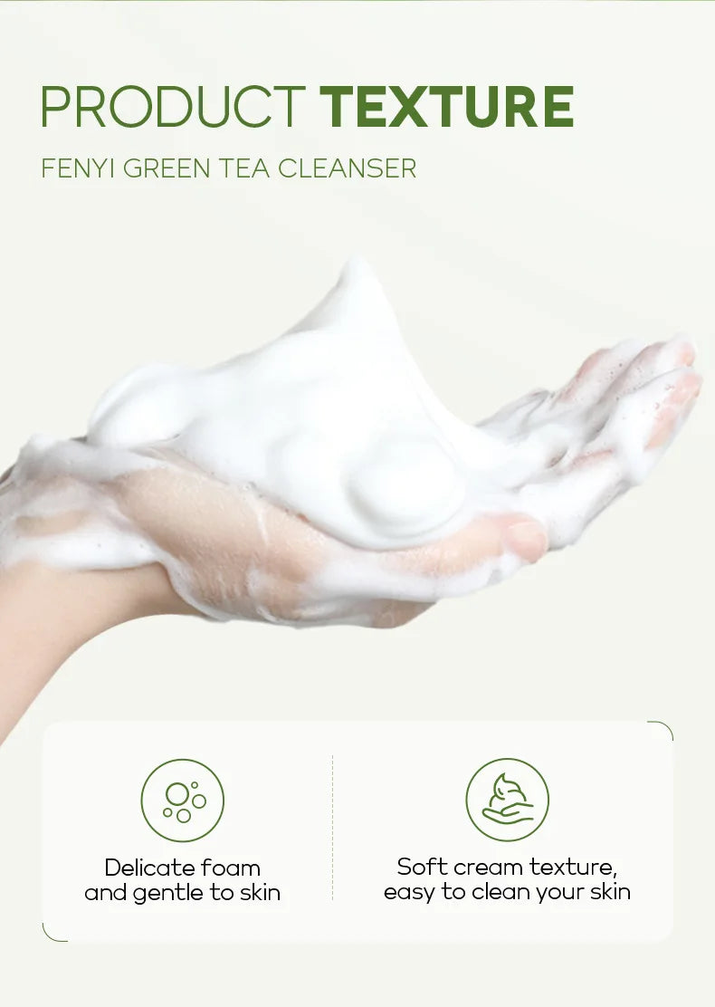 Vitamin C Facial Cleanser – Deep Cleansing, Moisturizing, Blackhead Removal Skincare Foam