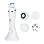 4-in-1 Electric Facial Cleansing Brush – Rechargeable & Waterproof