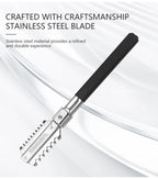 Professional Double-Edge Hair Razor Comb – Salon Cutting & Thinning Tool