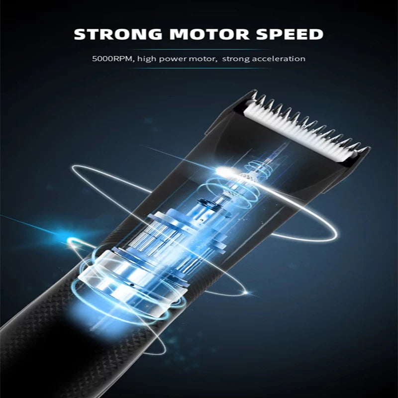 Electric Body & Beard Hair Trimmer – Men’s Grooming Kit