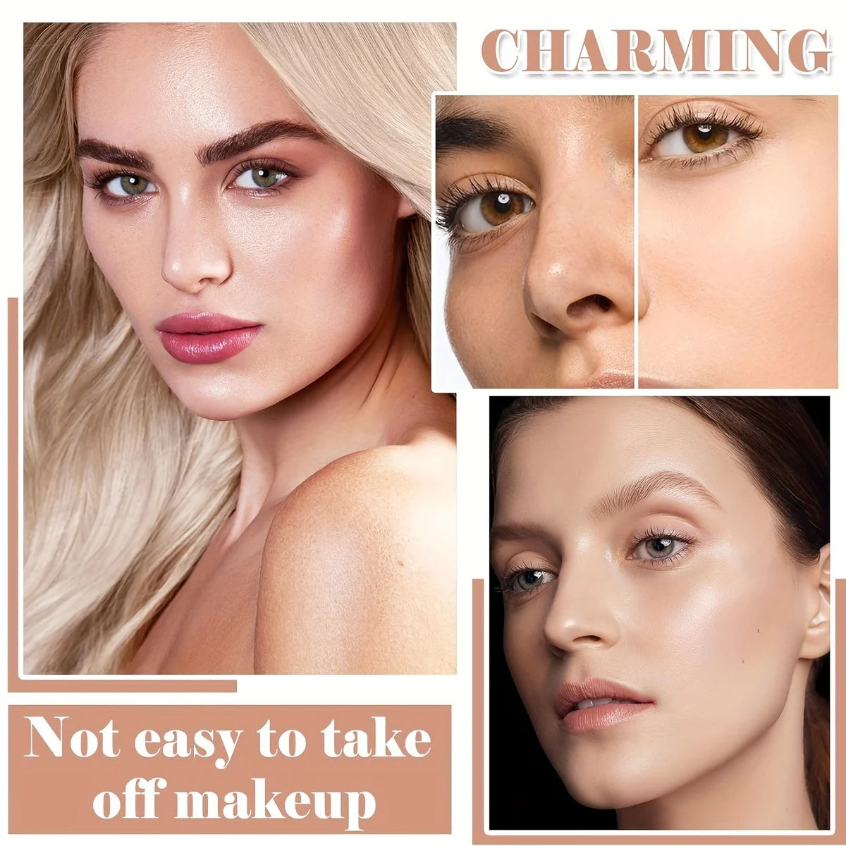 16-Color Matte Contour & Concealer Palette – Face & Nose Shadow Makeup Set