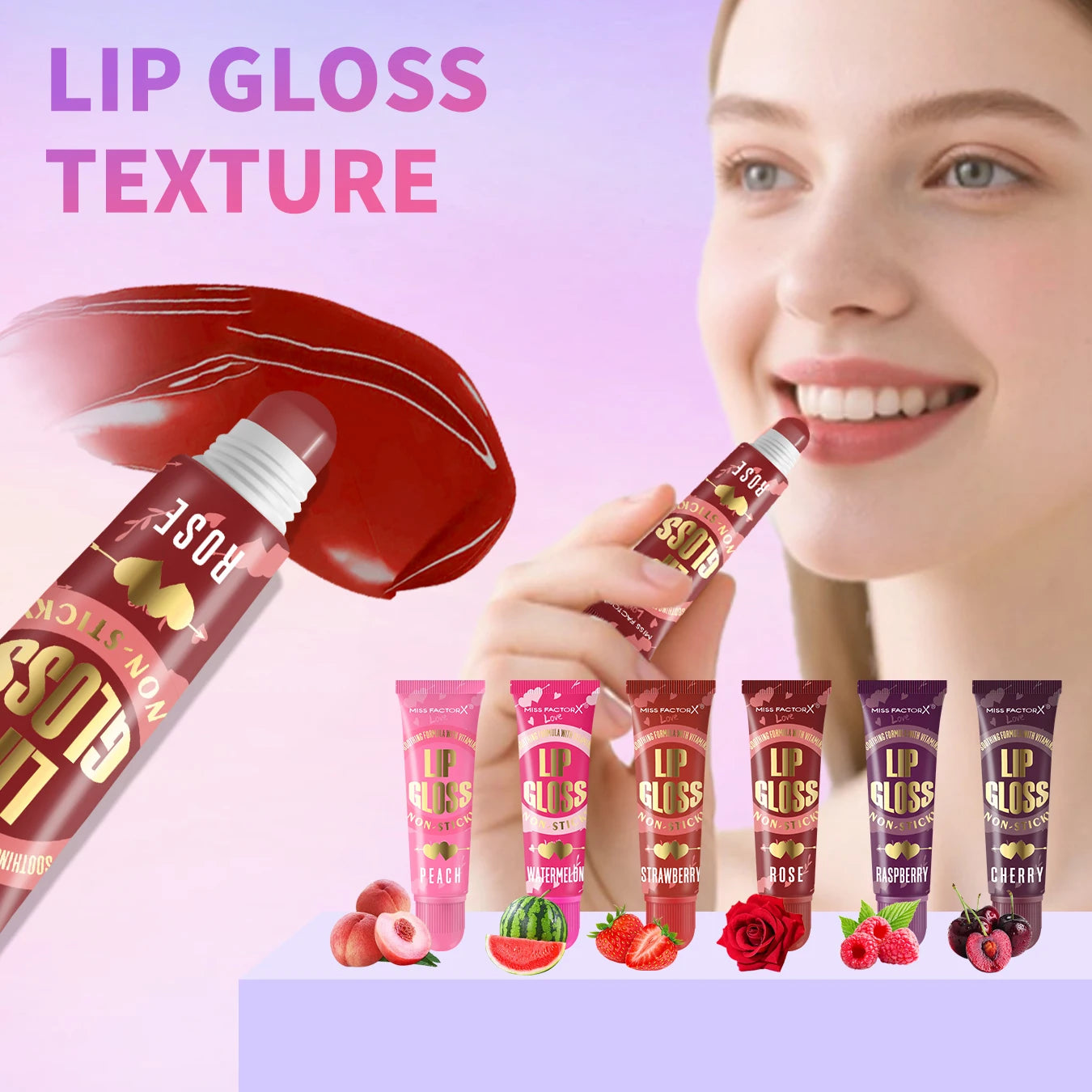 6-Piece Moisturizing Lip Oil Set – Long-Lasting Gloss, Travel-Friendly Gift